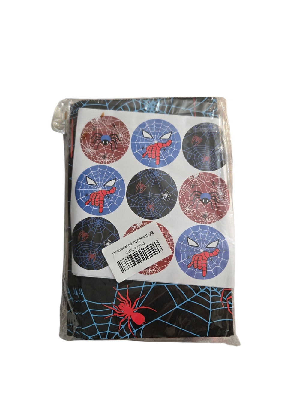 24 Pack Spider Themed Party Bags With Stickers - NWT
